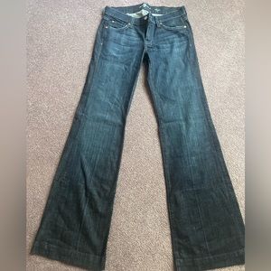 Designer Flare Dark Wash Jeans (7 For All Mankind)